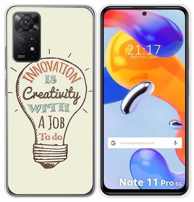Hülle Silikon für Xiaomi Redmi Note 11 Pro / 5G Design Creativity Armier