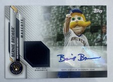 2020 Topps Opening Day Mascot Auto Relic Bernie Brewer #MAR-BB