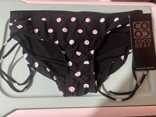 Coco Reef Black Bikini Swim Bottom  small  - Picture 1 of 3