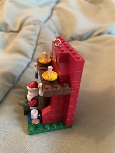 Hallmark Keepsake 1995 Christmas Ornament LEGO Fireplace with Santa Claus - Bild 3 von 12