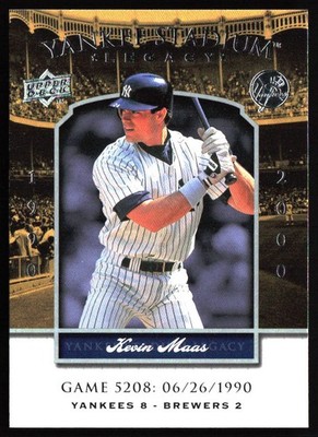 2008 Upper Deck Yankee Stadium Legacy #5208 Kevin Maas