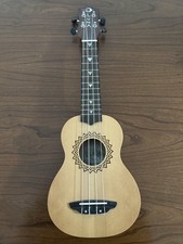 Luna Guitars Tattoo Mahogany Soprano Ukulele Mahogany