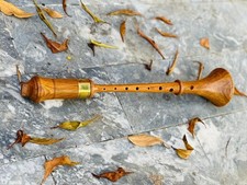 RAUSCHPFEIFE Rosewood Small A Wooden Shawm Musical Instruments With Two Reeds
