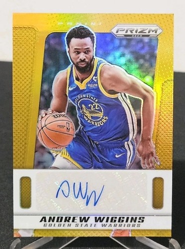 2024-25 Panini Prizm Deca Andrew Wiggins True Gold Auto /10 Golden State