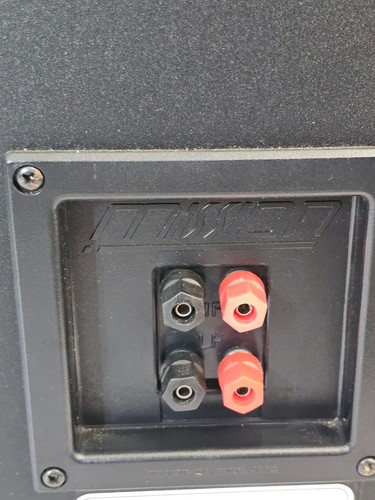MISSION 760i SE Bi-Wire Stereo Speakers, Black Ash, 2 Way Reflective, Tested - Picture 10 of 19