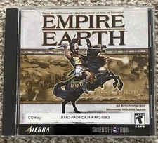 Empire Earth (2001, PC Game) W/CD KEY VG+