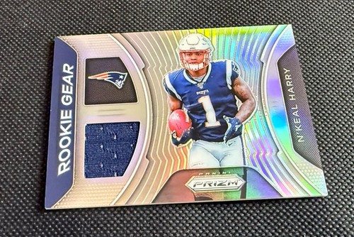 2019 Panini Prizm N'Keal Harry Rookie Gear Patch Relic Rookie #RG-NH - Foto 1 di 3