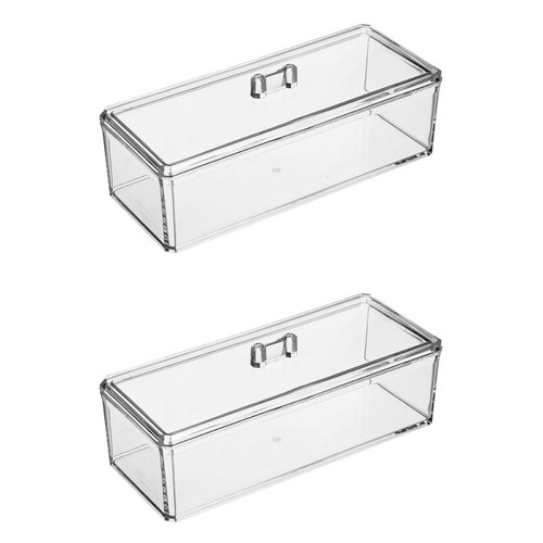 2 Pieces Aufbewahrungsbox Lebensmittel Aufbewahrungskiste Deckel - Bild 10 von 12