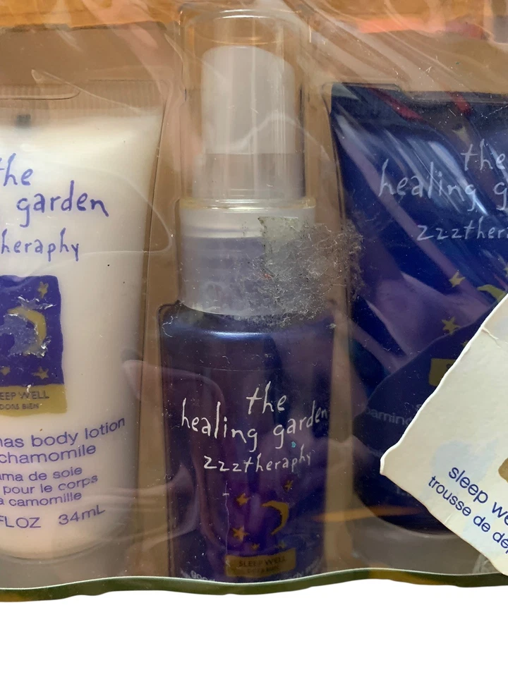 The Healing Garden ZZZ Therapy SLEEP WELL STARTER KIT Nuevo Baño de Leche Loción Bruma Foto 4 de 4