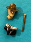 G.I. GI JOE gijoe 1986 SGT. SLAUGHTER BODY PARTS + BATON LOT head waist FREESHIP