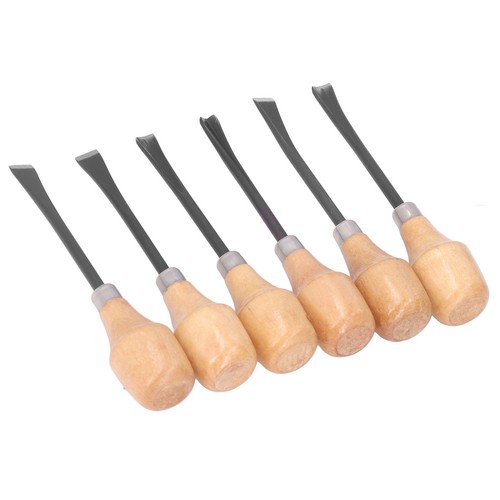 Wood Carving Chisel Set Sculpture Tools Hemispherical Handle DIY Craft Accessory - Picture 22 of 22