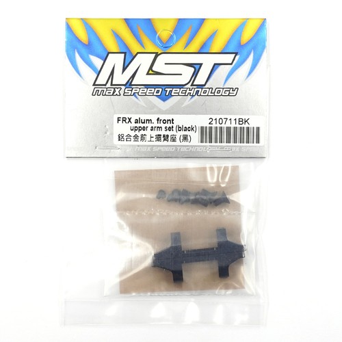MST Aluminum Front Upper Arm Set Black For 1/10 RC Drift FRX # 210711BK - Picture 3 of 3