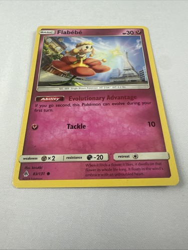 Flabebe 83/131 Sun & Moon Forbidden Light Regular - Picture 6 of 11