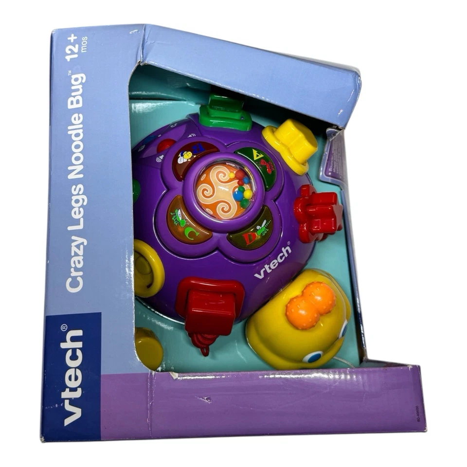 Raro 2000 VTech Crazy Legs Fideos Insecto Nuevo En Caja Inicio Inteligente Bebé Juguete De Colección Foto 3 de 4
