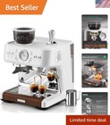 Automated Espresso Machine with Grinder & Powerful Steam Wand - Home Barista