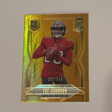 2025 Donruss Elite #107 Tez Johnson Status Orange #/849