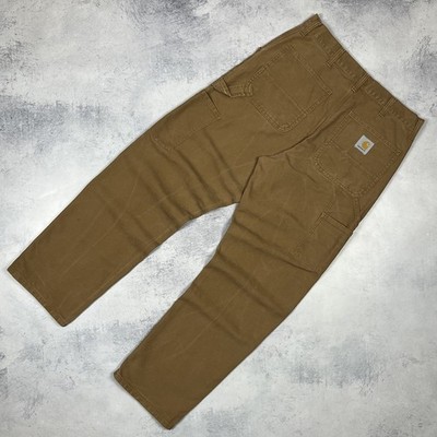 Carhartt WIP Single Knee Pants Carpenter Jeans Size 31 X 32 Dusty Brown Workwear