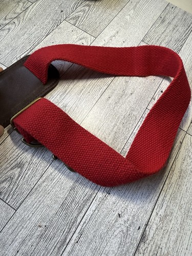 Bolso de lona de repuesto para computadora portátil/mensajero de viaje con correa para el hombro rojo - Imagen 7 de 9