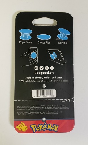 Pokemon Phone Popsocket NEW Your Choice Pikachu Squirtle Bulbasaur Charmander - Photo 9 sur 9