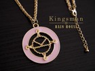 Movie Kingsman: The Secret Service Brooch EGGSY MEDAL Pendant Necklace