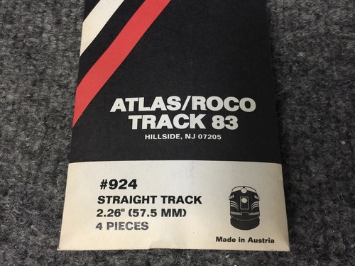 Lot Of 3 Atlas/Roco Track 83 2.26” (57.5 MM) Straight Track 12 Pieces Total NOS - Picture 4 of 4