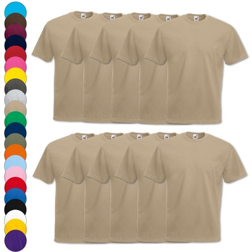 5er/10er Fruit of the Loom T-Shirt Herren Shirts Valueweight Sets Tshirt S - XXL - Bild 88 von 91