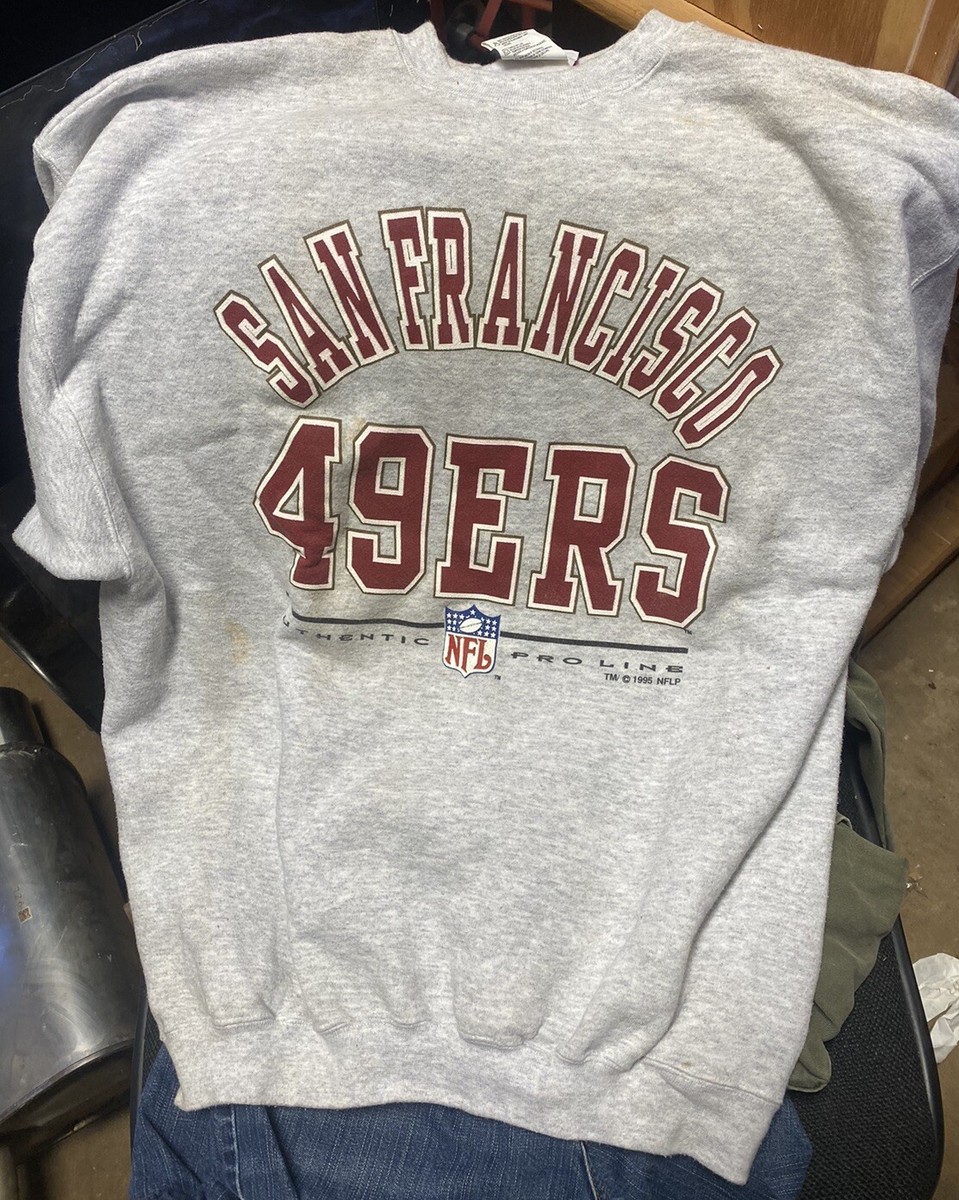 Vintage 90s San Francisco 49ers Pro Line Championship NFL Crewneck  Sweatshirt