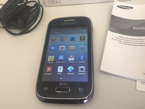 Samsung Galaxy Young Duos GT-S6312 - 4GB -Blau (Ohne Simlock) gut erhalten !! - Picture 2 of 4