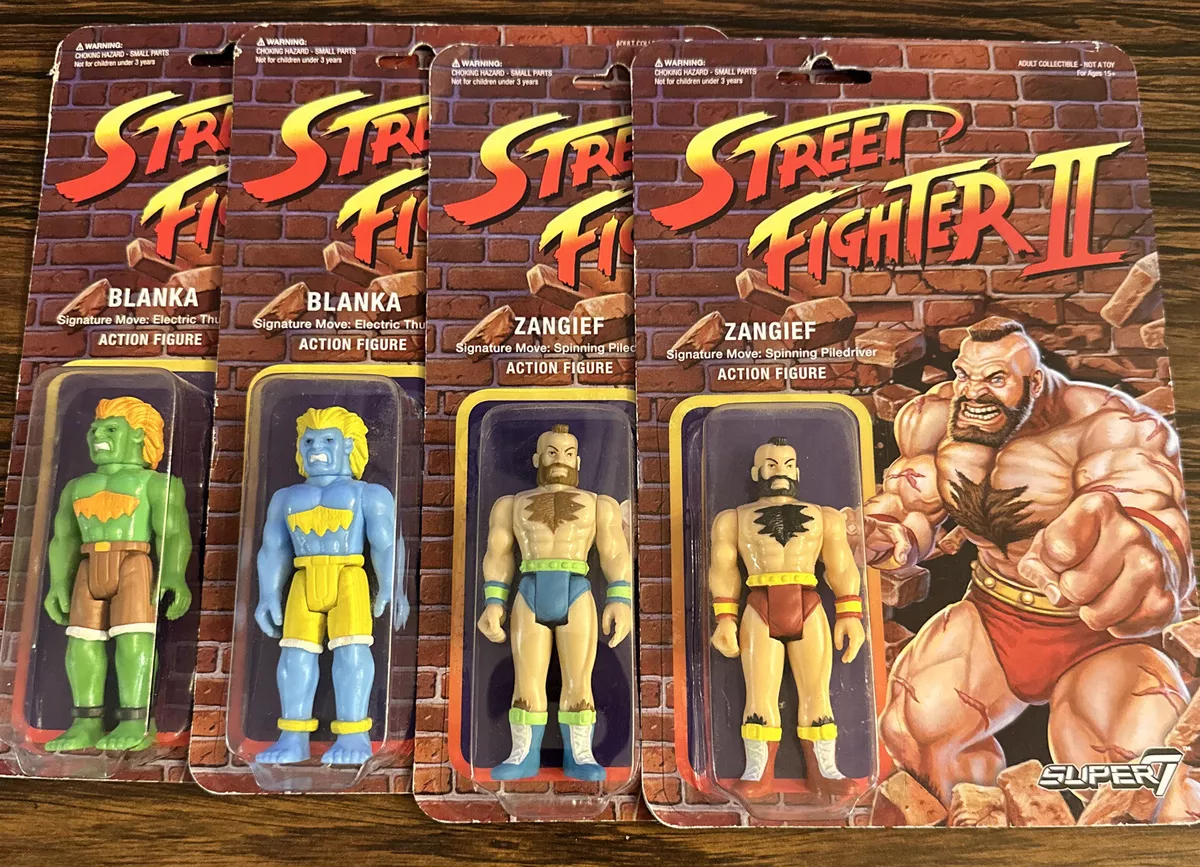 Street Fighter 2 Blanka 3.75 Retro Figure by Super 7 