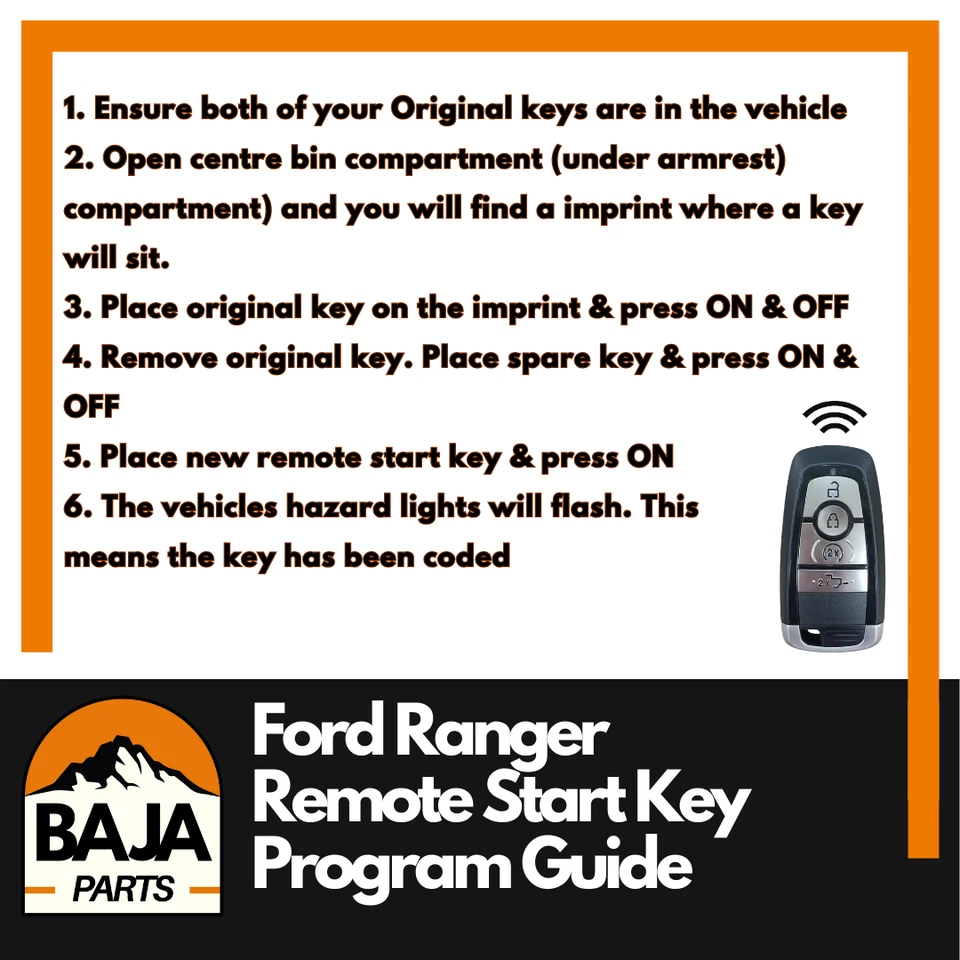 Ford Ranger Everest remote start key and silicone cover 2022+ Next Gen - image 4 of 4