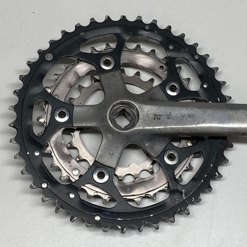 Shimano FC-M563 Deore LX Crankset 42/32/22 Compact Square Taper 175MM - Picture 4 of 11