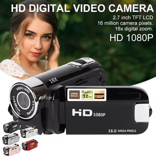 HD 1080p Digital Video Camera Live Stream Vlogging Recorder 16X 16MP Camcorder - Picture 8 of 28