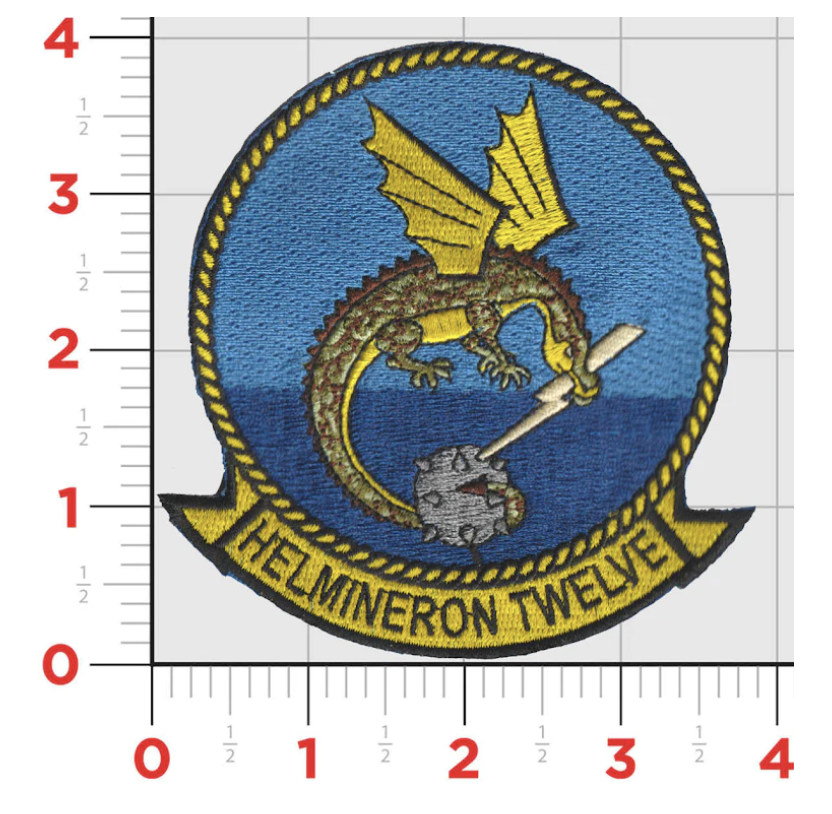 NAVY HM-12 SEA DRAGONS LEGACY EMBROIDERED MILITARY PATCH-image