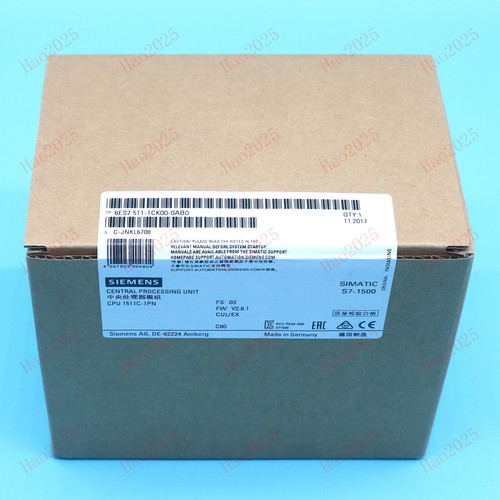 6ES7 511-1CK00-0AB0 SIEMENS New Central Processing Unit In Box 1 Year Warranty - Picture 1 of 7