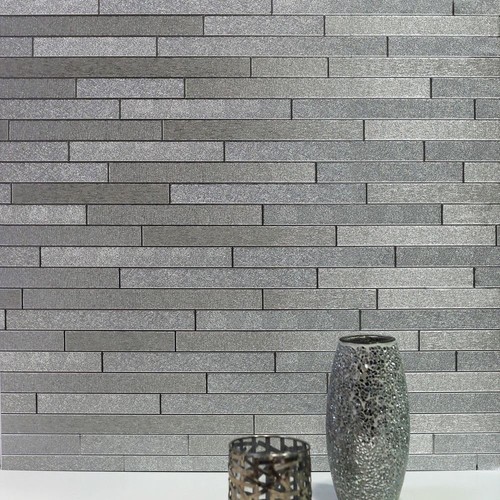 Luxury Foil Metallic Vinyl Arthouse Wallpaper in Wave, Slate & Honeycomb Designs - Picture 16 of 21