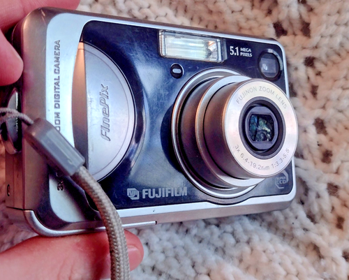 Fujifilm FinePix A510 5.1MP Compact Digital Camera Black TESTED WORKS 1GB - Picture 6 of 11