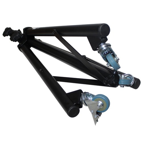 ProX X-SW15 Foldable and Adjustable Speaker Lighting Tripod Stand with Casters - Picture 3 of 5