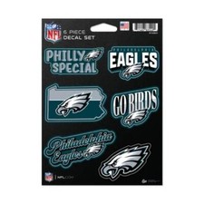 Philadelphia Eagles - Sheet Of 6 Vinyl Stickers