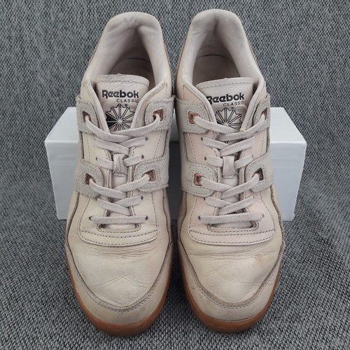 Reebok Trainers Womens UK 6 EUR 39 Workout Lo Plus Sand Lace Up Designer Shoes - Picture 8 of 14