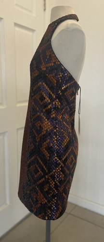 Balmain Halter Sequins Dress 38 Tall - Picture 4 of 11