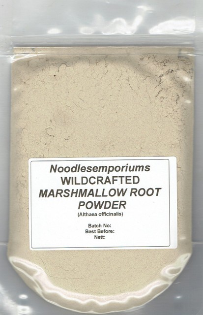 Marshmallow Root Powder 100g Wildcrafted (Althea officinalis) Free Post Marshmallow Root Powder 100g Wildcrafted (Althea officinalis) Free Post