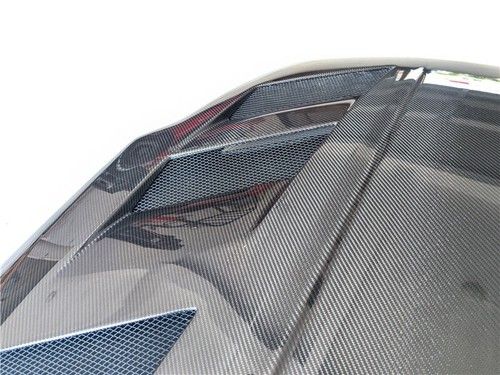 Kit cofano anteriore in carbonio stile AMS per 06-08 Nissan 350Z Z33 Kouki Coupè Cofano - Foto 16 di 19