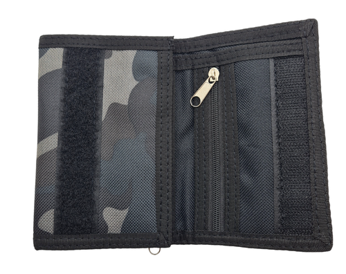 Mens Boys Camouflage New Canvas Wallet Coin Pouch Credit Card Holder Army - Picture 38 of 65