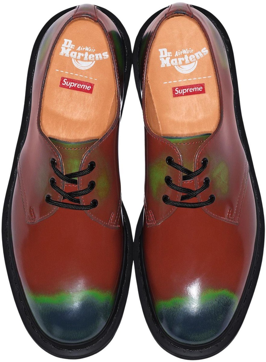 Supreme x Dr.Martens 1461 3 Eye Shoe Black Red 2colors Men's Supreme x Dr.Martens 1461 3 Eye Shoe Black Red 2colors Men's