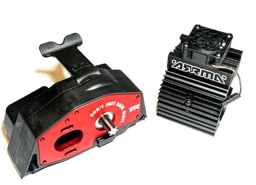 Arrma Outcast 4s Metal Center Differential & Motor / Diff Mount Mojave Kraton 4s - Picture 2 of 3