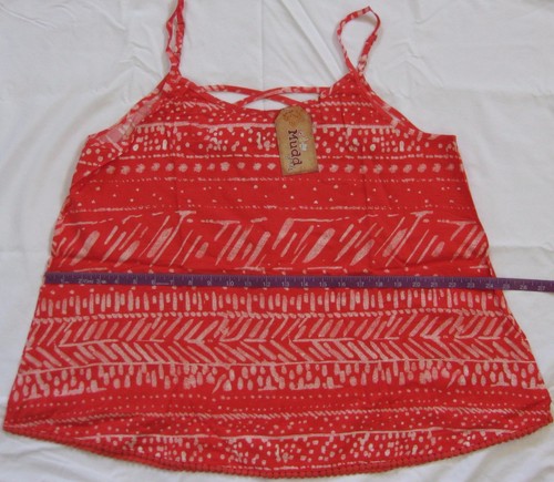 NEW Mudd Swing Tank Crop Top Blouse Girls Plus Size 20 1/2 Black or Coral Orange - Picture 14 of 31