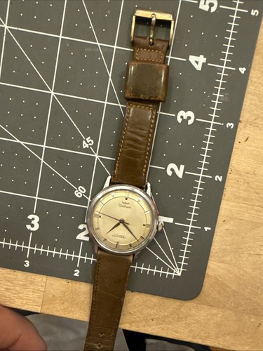 Vintage Waltham Men's Mechanical Wristwatch AS 1686 Swiss Gold Tone ~1964 Runs! - Picture 9 of 12