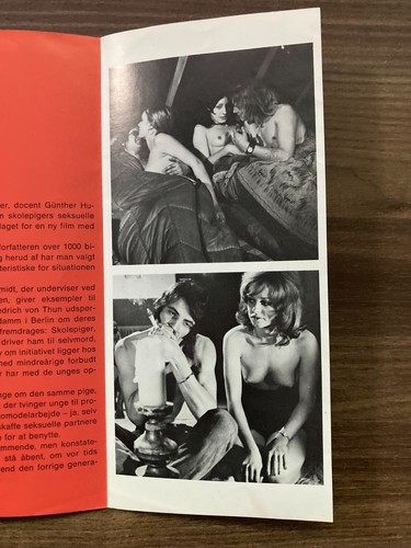 Schulmädchen-Report 2. Teil 1971 Danish Movie Program - Picture 4 of 6