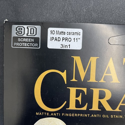 3PK Matte Ceramic 9D Screen Protector for iPad Pro 11 – High Quality - Picture 2 of 5