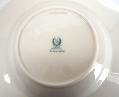 2 Vintage LENOX/TIFFANY & Co GOLD RIMMED Porcelain SOUP BOWLSScalloped 6 avail. - Bild 2 von 4